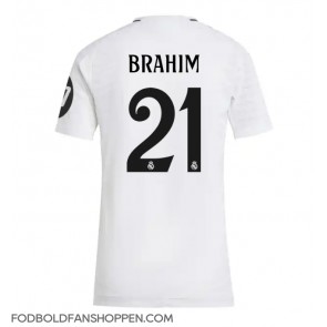 Real Madrid Brahim Diaz #21 Hjemmebanetrøje Dame 2024-25 Kortærmet